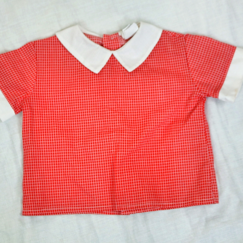 Red Vintage Infant Top